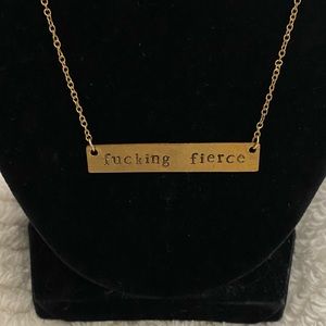 Fucking Fierce Necklace